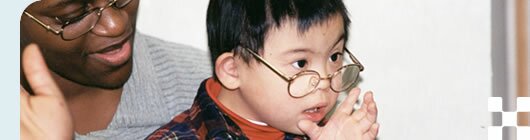photo of a boy with Down's syndrome